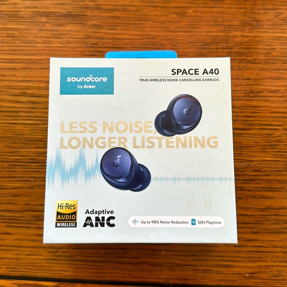 Soundcore by Anker earbuds opened box but brand new!